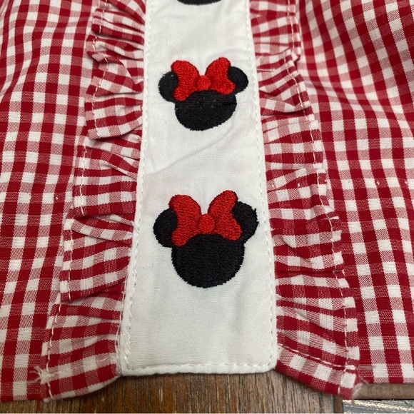 Stitchy Fish Embroidered Mini Mouse Gingham Dress - Picture 4 of 8